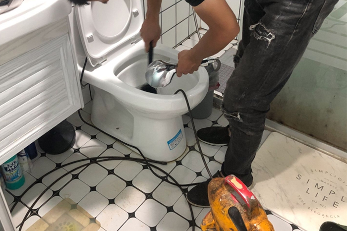 木棠镇疏通下水道