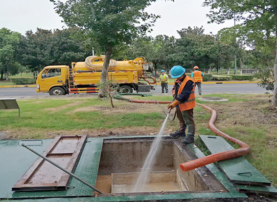 木棠镇化油池清理